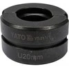 Toya Sa Poland Presavimo replių indėklas U tipo | 20 mm | plieno (YT-21741)