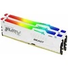 Dvi baltos FURY Beast DDR5 operatyviosios atminties plokštelės