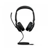 Ausinės Jabra Evolve2 50 USB-C, UC, Stereo, juodos spalvos