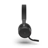 Beilaidės ausinės Jabra Evolve2 75, USB-A, Bluetooth, MS-Teams | spalva: juoda