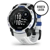 Išmanusis laikrodis Garmin Instinct® 3 – 45 mm, Solar, Baltojo akmens spalvos su baltojo akmens spalvos / mėlynu dirželiu