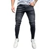 2Y PREMIUM Džinsai Vyrams Juodas Pilkas B8407/K500