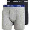 Adidas Apatiniai Vyrams Linear Brief 2p Juodas Pilkas