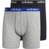 Adidas Apatiniai Vyrams Linear Brief 2p Juodas Pilkas