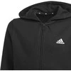 Adidas Džemperis Berniukams B Lin Fz Hoodie Juodas GN4041