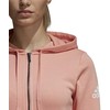 Adidas Džemperis Ess Solid fz Hd Rožinė