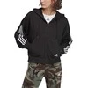 Adidas Džemperis Moterims W 3s Fz Hoodie Juodas GL1462