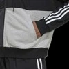 Adidas Džemperis Moterims W Cb B Fz Hodie Pilkas Juodas HC8833