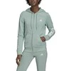 Adidas Džemperis Moterims W Lin Ft Fz Hd Žalias GL0795
