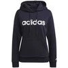 Adidas Džemperis Moterims W Lin Ft Hoodie Mėlyna H07797