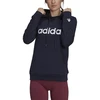 Adidas Džemperis Moterims W Lin Ft Hoodie Mėlyna H07797