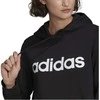 Adidas Džemperis Moterims W Lin Ft Hoodie Juodas GL0635