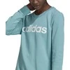 Adidas Džemperis Moterims W Lin Ft Sweat Mėlyna H10144