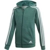 Adidas Džemperis Paaugliams Yb 3S Fz Hoodie Žalias DJ1745