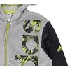 Adidas Džemperis Paaugliams YB RD KN FZHD Pilkas Juodas S22627