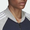 Adidas Džemperis W Sid Bomber Mėlyna Pilkas CZ5665