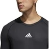 Adidas Futbolo Marškinėliai Alphaskin Sport Ls Juodas CW9486