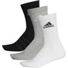 Adidas Kojinės Cush Crw 3pp Juodas Pilkas Baltas