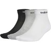 Adidas Kojinės Hc Ankle 3Pp Juodas Pilkas Baltas GE6132