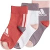 Adidas Kojinės LK Ankle S 3PP Raudona Baltas Violetinė