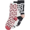 Adidas Kojinės Vaikams YA GR Scks 3PP Baltas Juodas Raudona EI6181