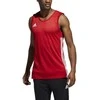 Adidas Krepšinio Marškinėliai 3G Spee Rev Jrs Raudona Baltas DY6595