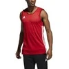 Adidas Krepšinio Marškinėliai 3G Spee Rev Jrs Raudona Baltas DY6595