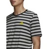 Adidas Marškinėliai Vyrams M Stripy Sj T Pilkas Juodas