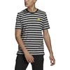 Adidas Marškinėliai Vyrams M Stripy Sj T Pilkas Juodas