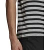 Adidas Marškinėliai Vyrams M Stripy Sj T Pilkas Juodas