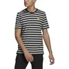 Adidas Marškinėliai Vyrams M Stripy Sj T Pilkas Juodas