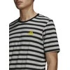 Adidas Marškinėliai Vyrams M Stripy Sj T Pilkas Juodas
