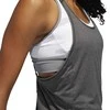 Adidas Palaidinė 3 Stripe Tank Juodas DU3459