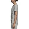 Adidas Palaidinė AOP Linear Tee Pilkas Heather DJ1600