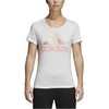 Adidas Palaidinė Foil Text Bos Baltas CV4562