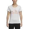 Adidas Palaidinė Foil Text Bos Baltas CV4562