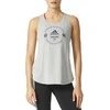 Adidas Palaidinė Logo Tee Pilkas Heather BP8392