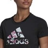 Adidas Palaidinė Moterims Fast Gfx W Juodas