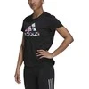 Adidas Palaidinė Moterims Fast Gfx W Juodas