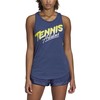 Adidas Palaidinė W Script Tank Mėlyna FM4426