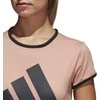 Adidas Palaidinė W Sid Slim Tee Rožinė Juodas CF1440