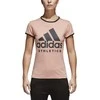 Adidas Palaidinė W Sid Slim Tee Rožinė Juodas CF1440