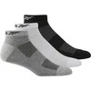 Reebok Kojinės Te Low Cut Sock 3p Baltas Juodas Pilkas