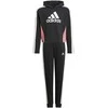Adidas Sportinis Kostiumas Mergaitėms G Hooded Crop Ts Juodas GM8932