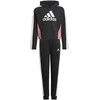 Adidas Sportinis Kostiumas Mergaitėms G Hooded Crop Ts Juodas GM8932
