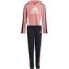 Adidas Sportinis Kostiumas Mergaitėms G Hooded Crop Ts Juodas Rožinė GM8933