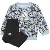 Adidas Sportinis Kostiumas Vaikams I Aop Jog Ft Juodas Mėlyna H65806