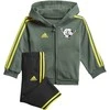 Adidas Sportinis Kostiumas Vaikams I Lil 3s Jog Fl Juodas Žalias GN7258