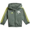 Adidas Sportinis Kostiumas Vaikams I Lil 3s Jog Fl Juodas Žalias GN7258