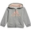 Adidas Sportinis Kostiumas Vaikams I Logo Fz Hd Fl Pilkas Heather / Haze Coral